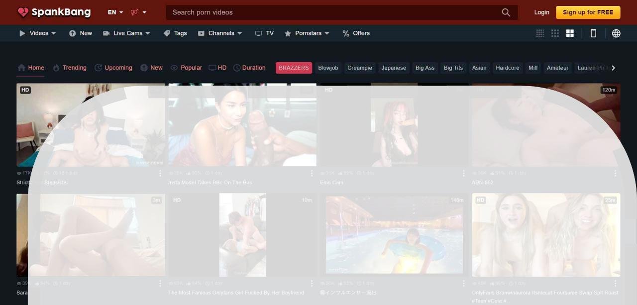 Free and 4K Sex Movies - spankbang.com webpage