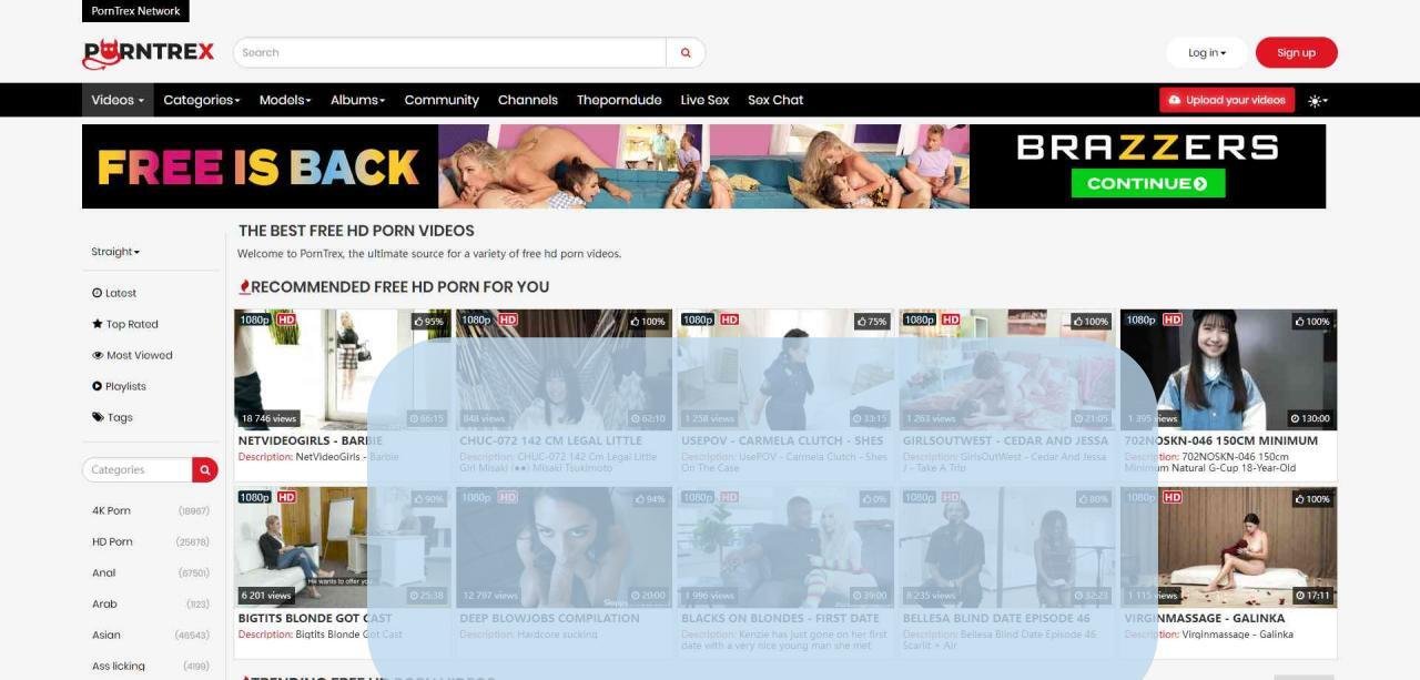 PornTrex - porntrex.com webpage