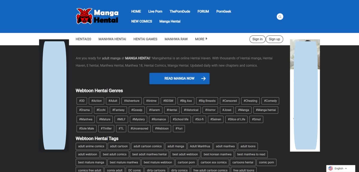 Read Hentai Manga, Hentai Haven, E hentai - mangahentai.me webpage
